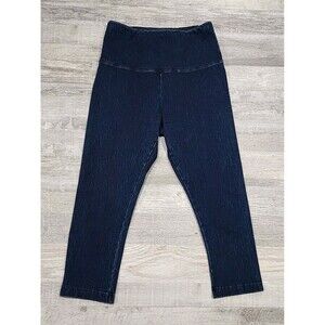 Lysse Pull on Jegging Capri Pants - Women's Size Small Blue/Basic/ Casual